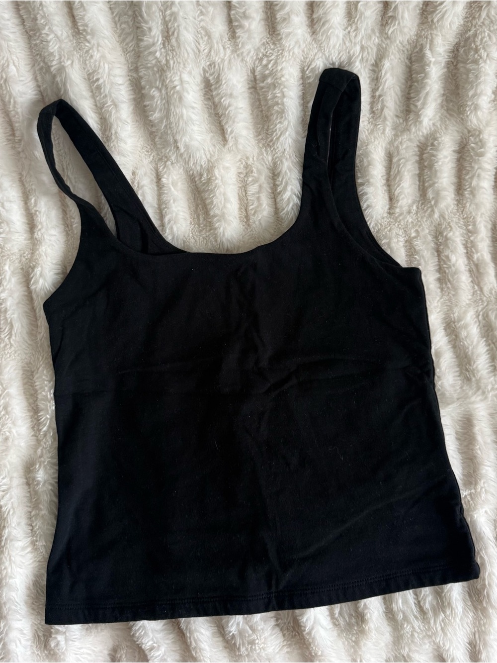 a new day Black Scoop Neck Tank Top